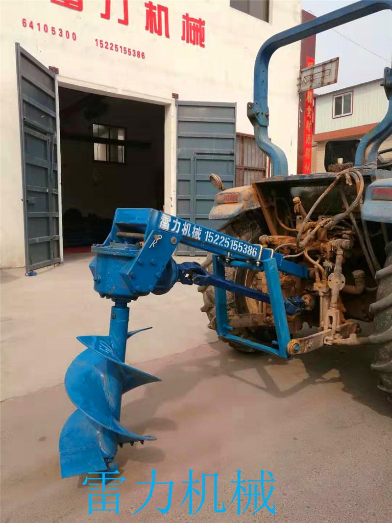 拖拉機植樹挖坑鉆大口徑