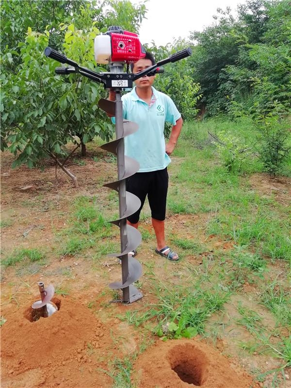 加強版拖拉機栽樹打坑機